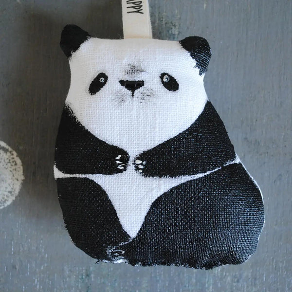 Handpainted Panda Ornament.