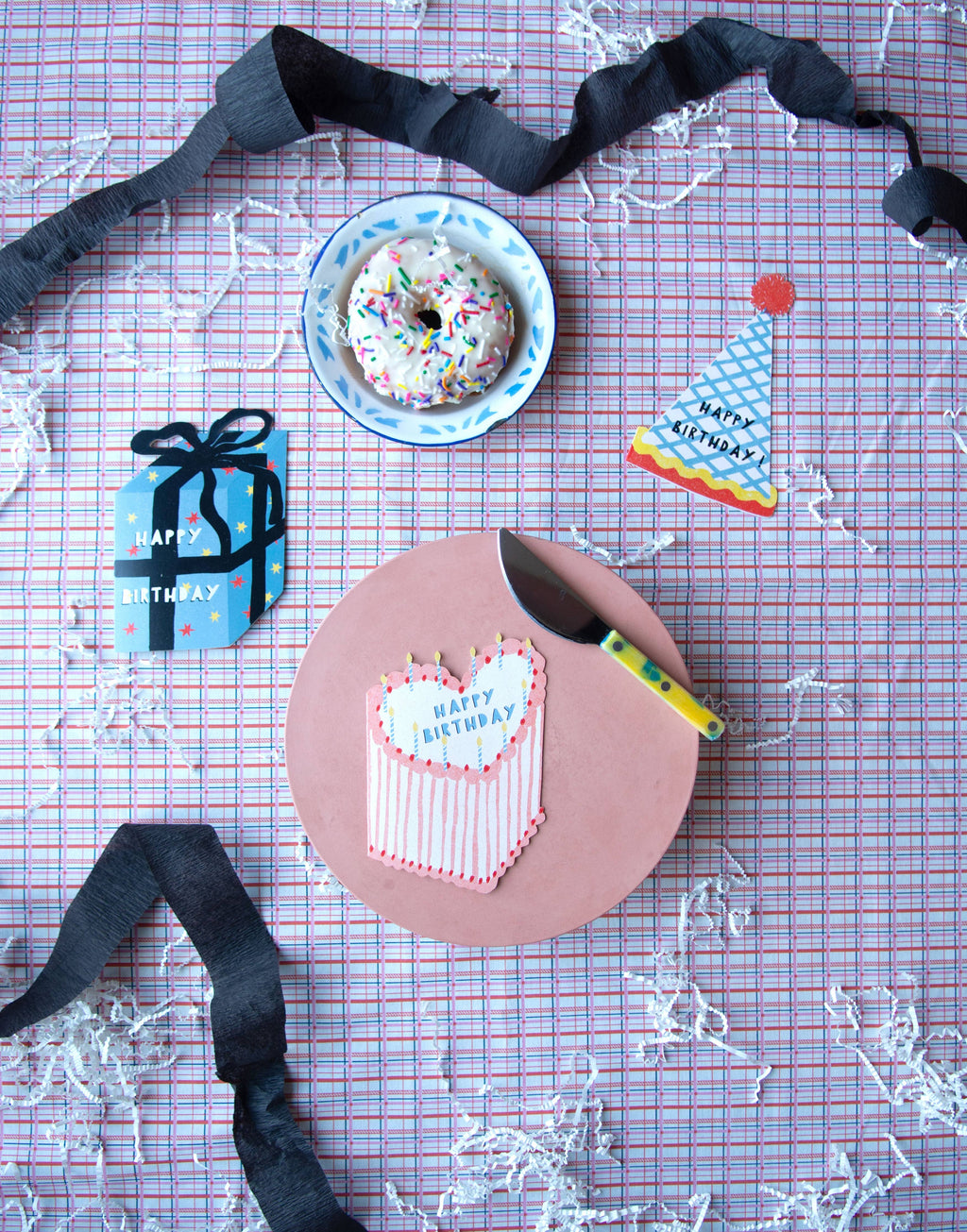 Heart Cake Birthday Greeting Card by Isatopia