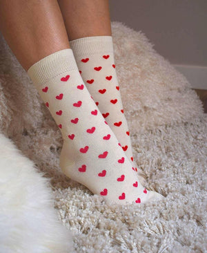 Heart Socks.