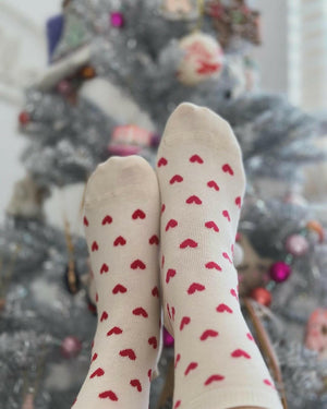 Heart Socks.