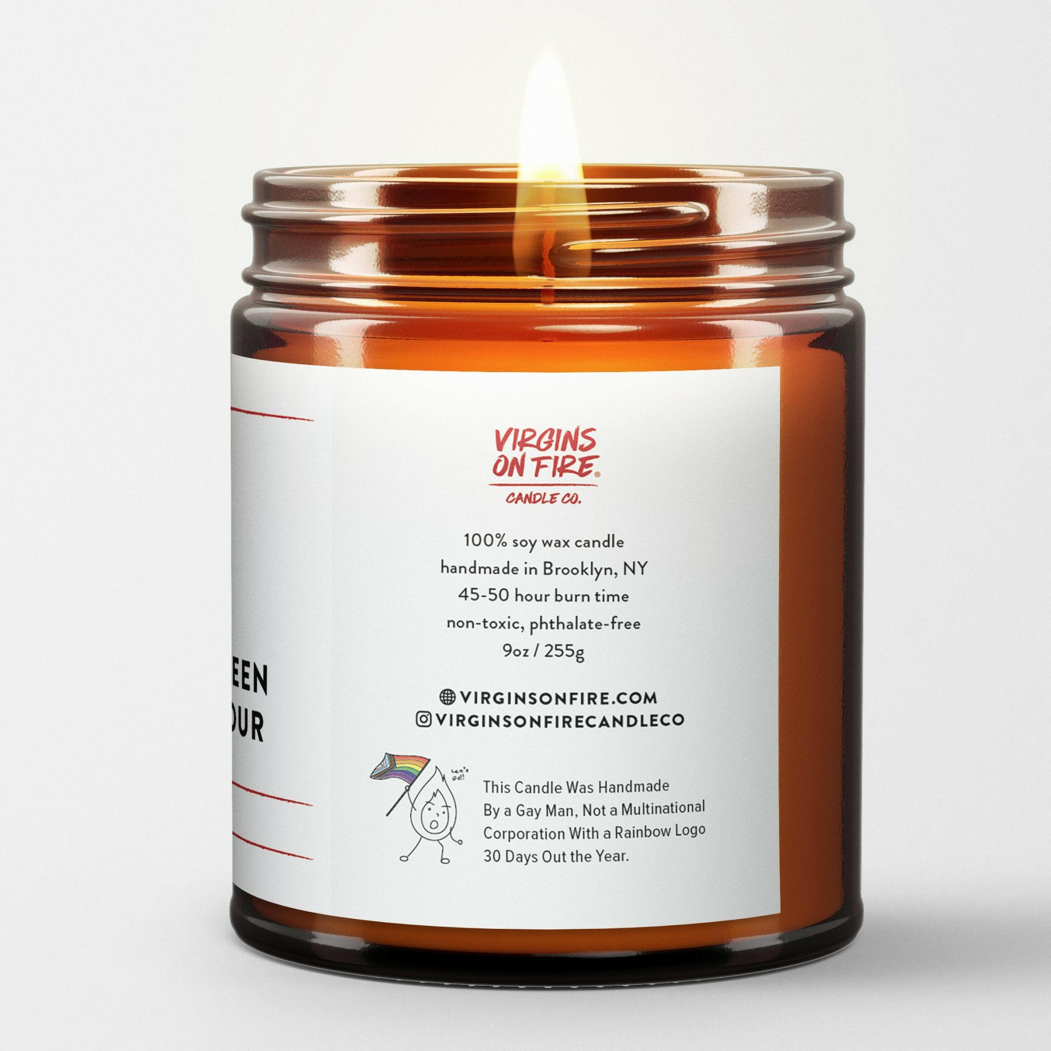 Inclusive Love, Drag Queen Story Hour: Handpoured Candle - White Tea & Bergamot.