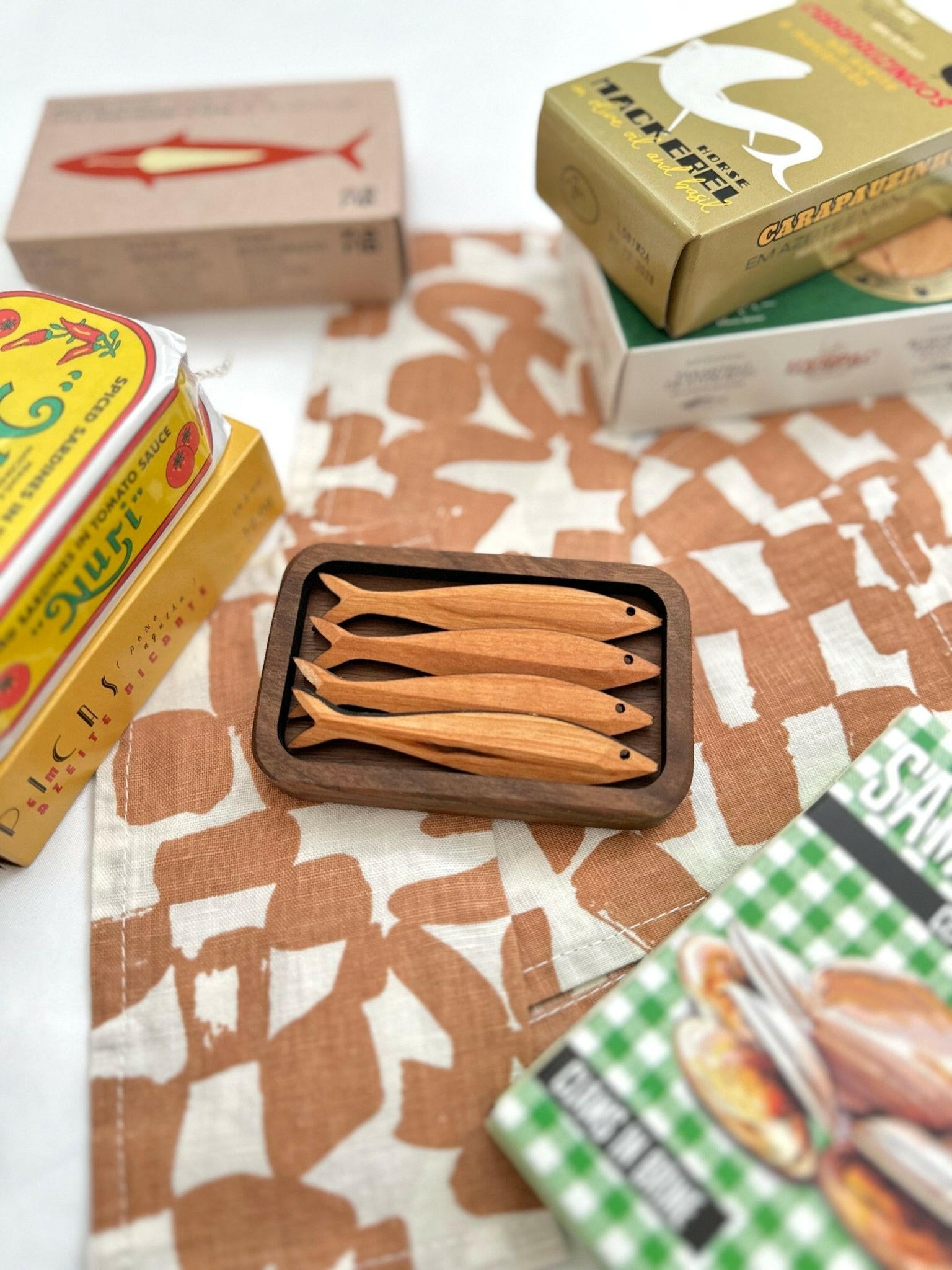 Jenny Pennywood Linen-Cotton Cocktail Napkins (Set of 4).