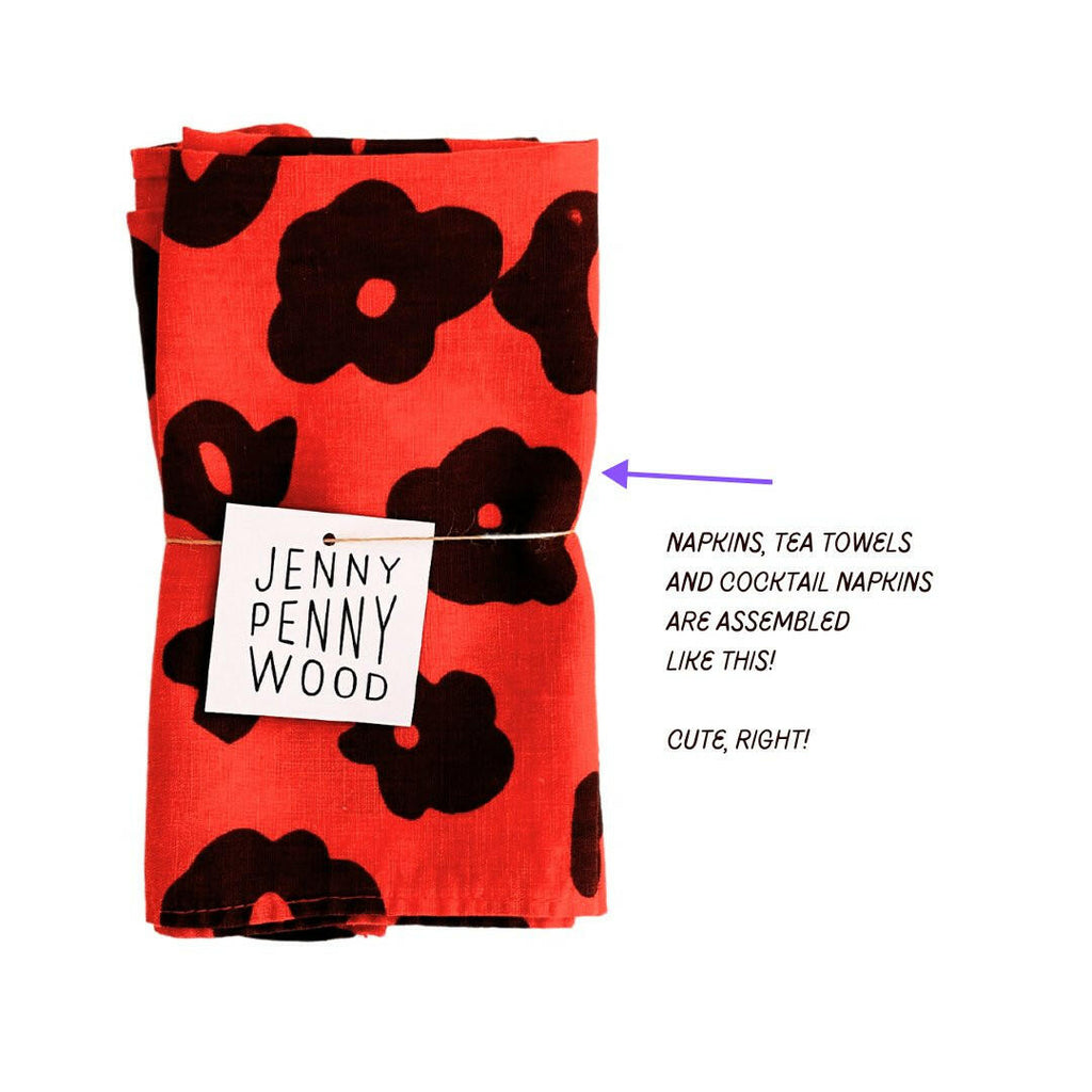 Jenny Pennywood Linen-Cotton Dinner Napkins (Set of 2).