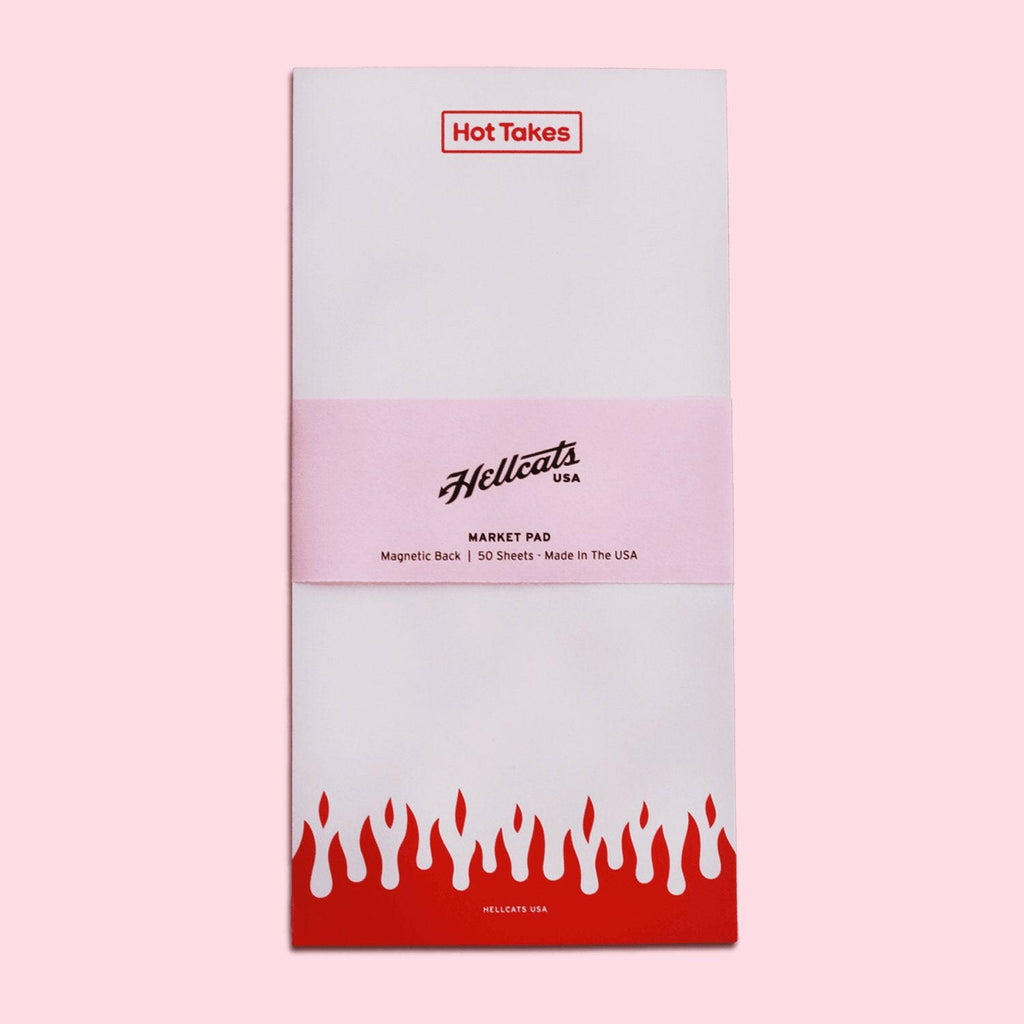 Notepad for Your Everyday Essentials and Hot Takes.