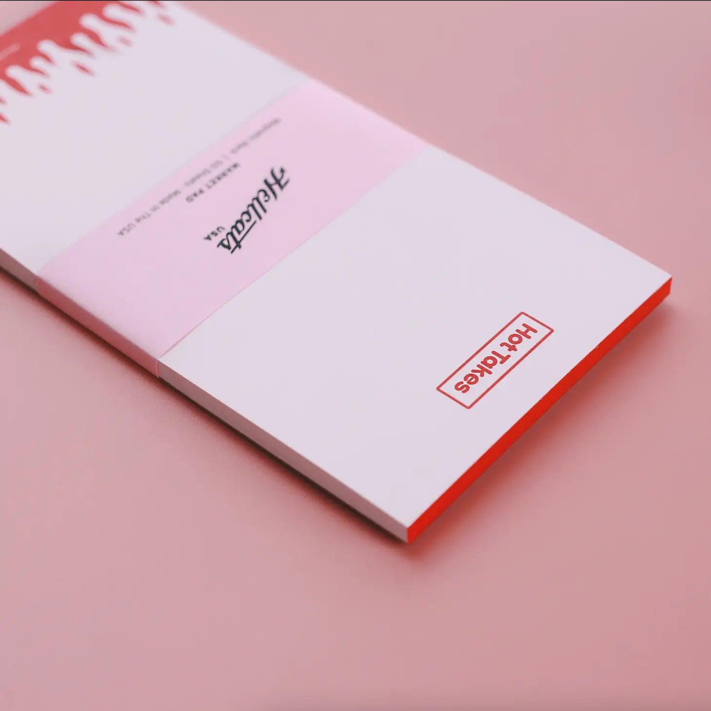 Notepad for Your Everyday Essentials and Hot Takes.