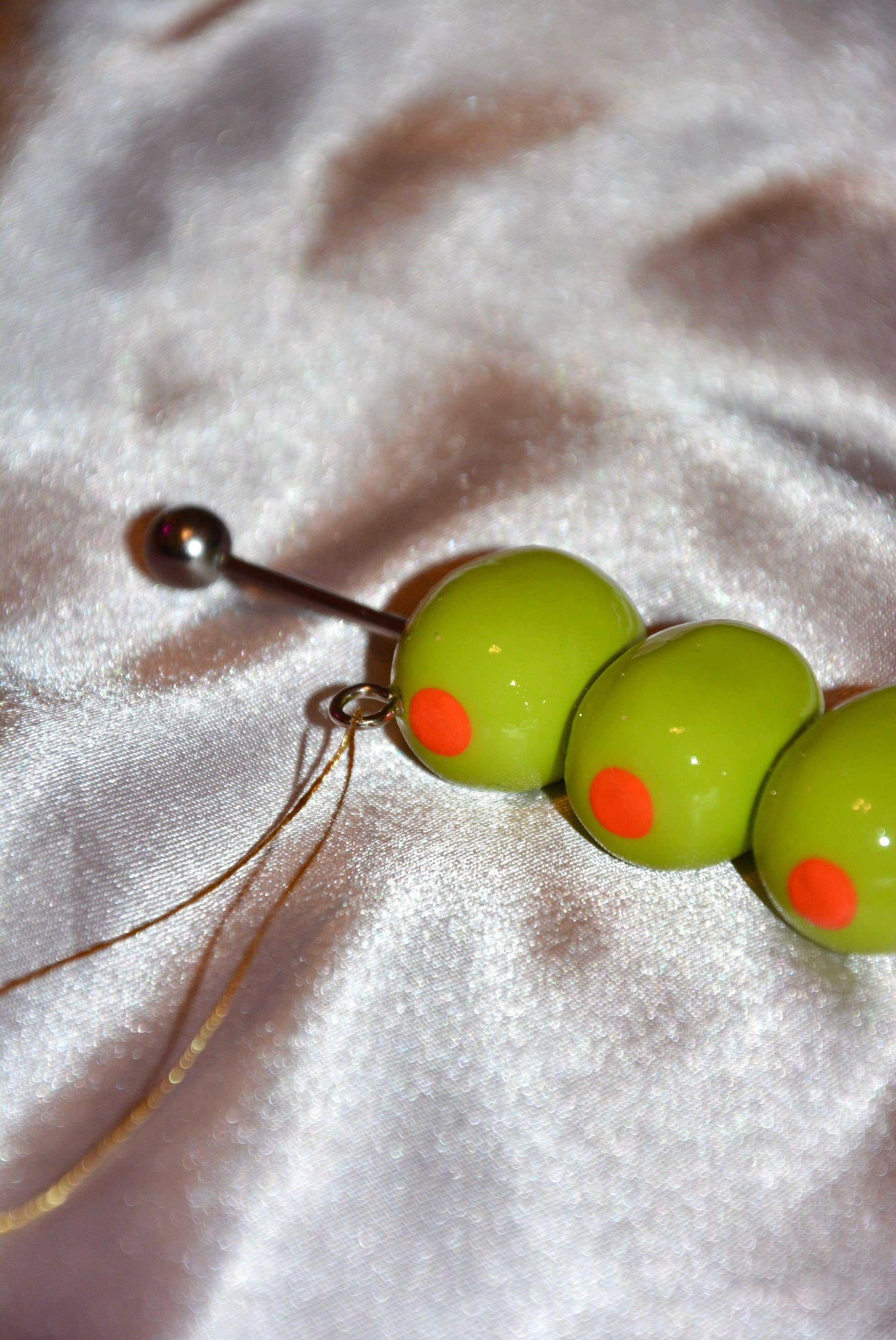 MARTINI OLIVE ORNAMENT.