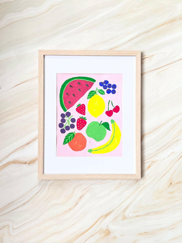 Paint-by-Number Craft Kits (Fruits) by CRFTCLUB.