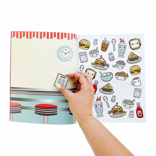 Pipsticks - Draw-Along Food Sticker Book: 0001.