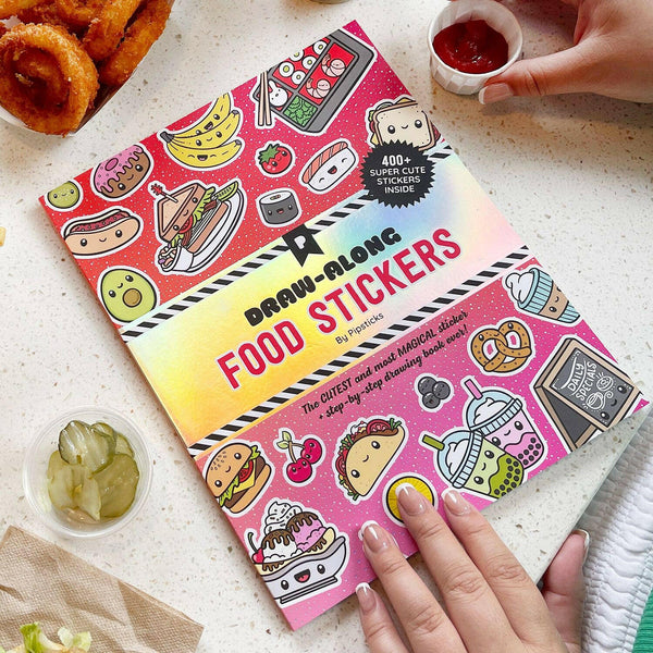 Pipsticks - Draw-Along Food Sticker Book: 0001.