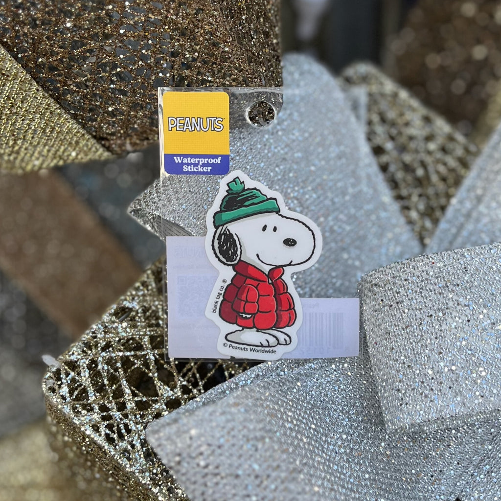 Peanuts® Snoopy With A Puffy Jacket Sticker