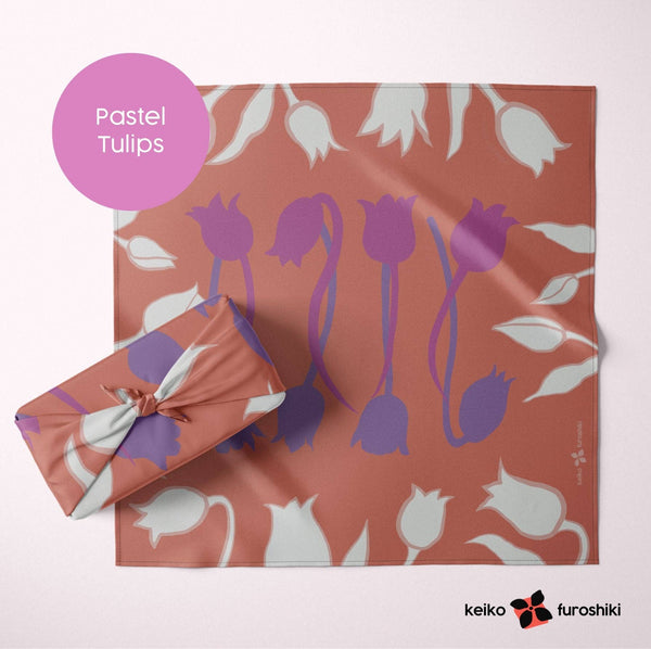 Reusable Fabric Gift Wrap Furoshiki by Keiko Furoshiki.