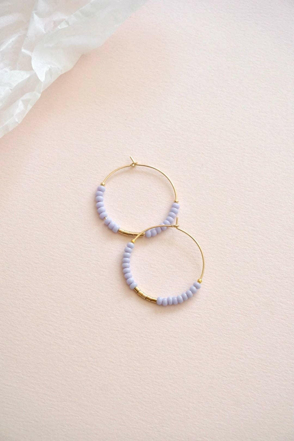 SAN SAN Summery Hoop Earrings: Vibrant Elegance with Sustainable Shine.