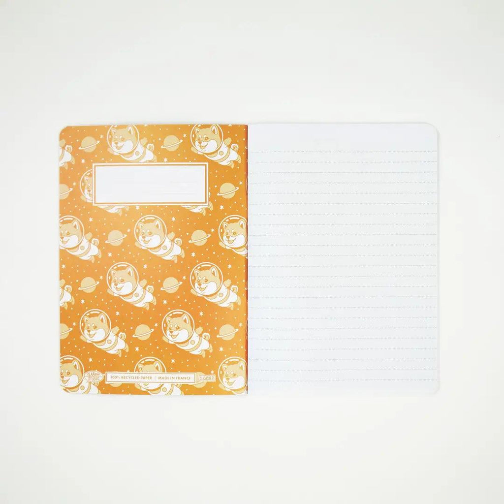 Shiba Inu Astronaut Notebook.