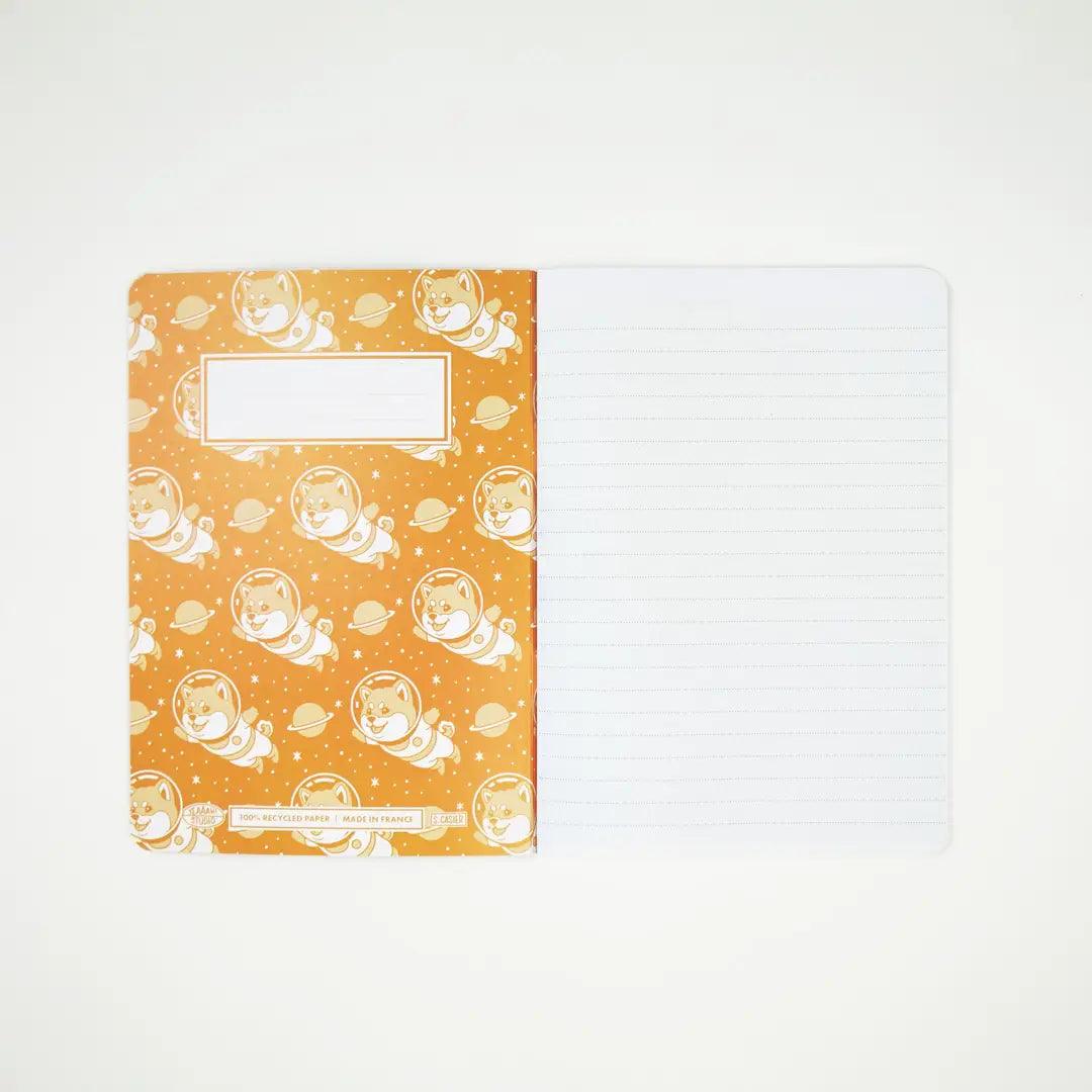 Shiba Inu Astronaut Notebook.