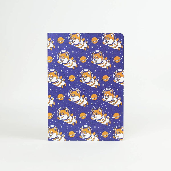 Shiba Inu Astronaut Notebook - Ruby's Old & New