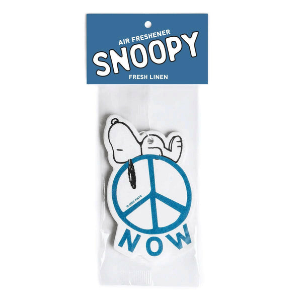 Snoopy Peace Now Air Freshener by Three Potato Four.