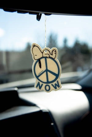 Snoopy Peace Now Air Freshener by Three Potato Four - Ruby's