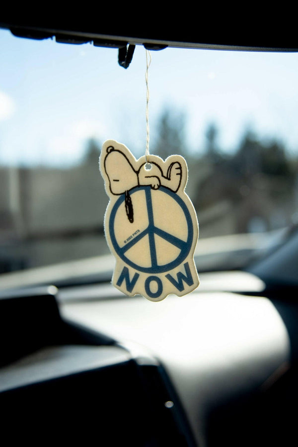 Snoopy Peace Now Air Freshener by Three Potato Four.