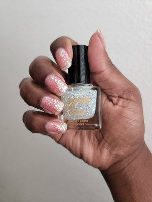 Sparkly Glittery Holographic Diamond Nail Polish (Diamond) by People of Color - Ruby's Old & New