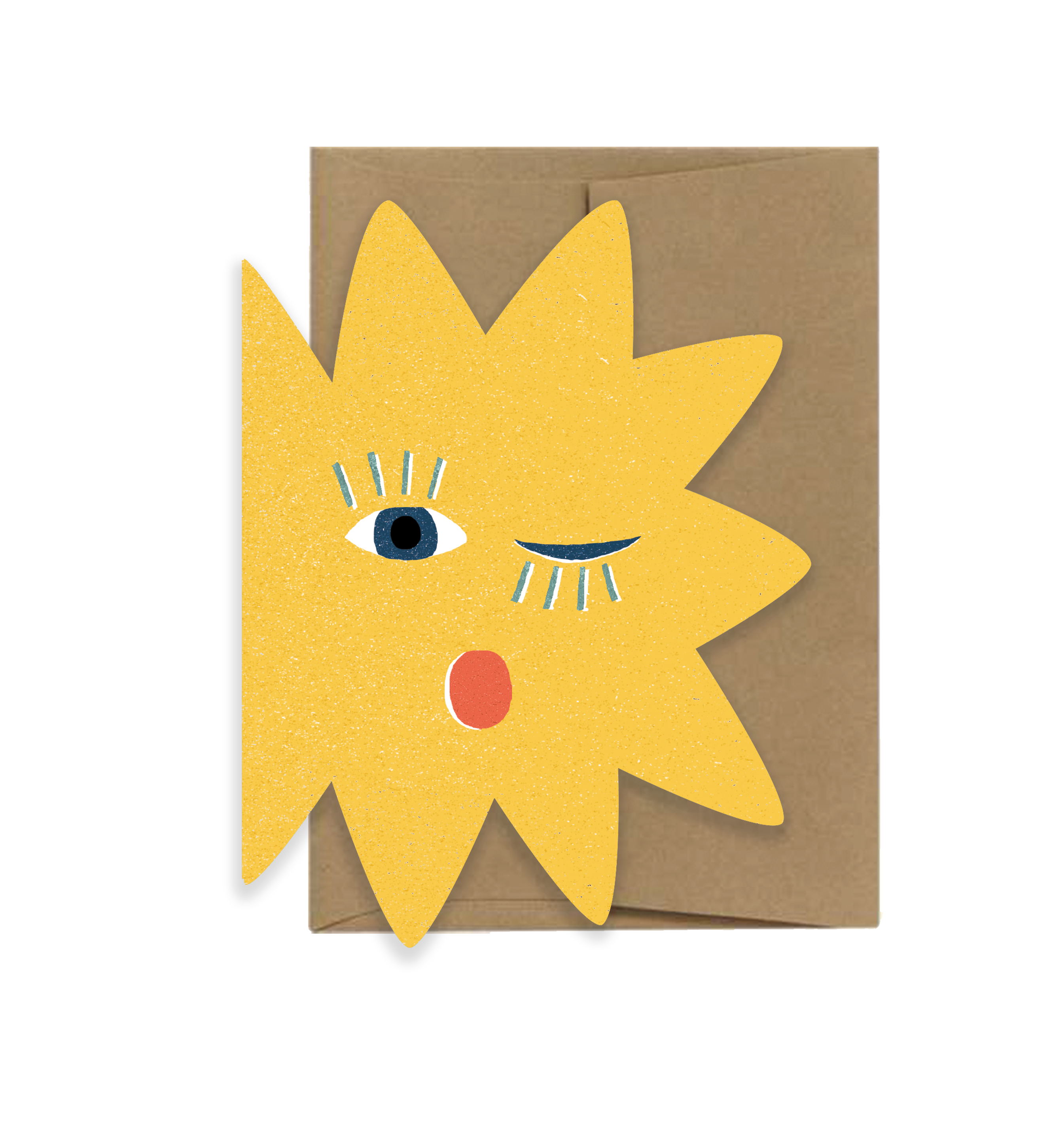 Star Blink - Die Cut Greeting Card