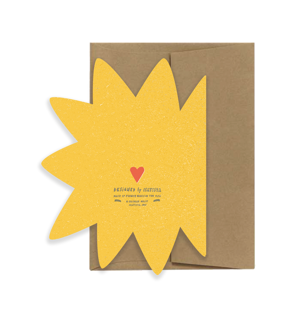 Star Blink - Die Cut Greeting Card