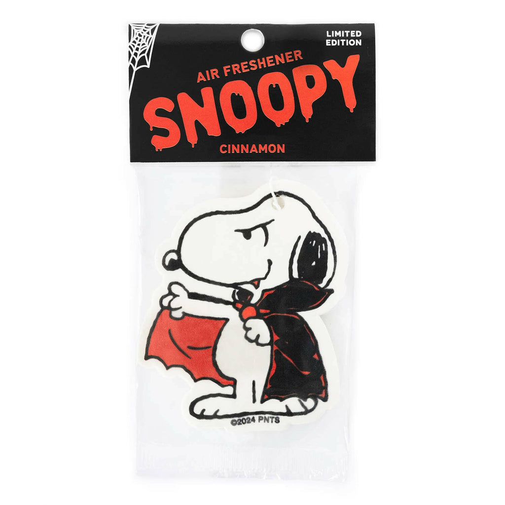 Snoopy Dracula Car Air Freshener - Cinnamon Scent.