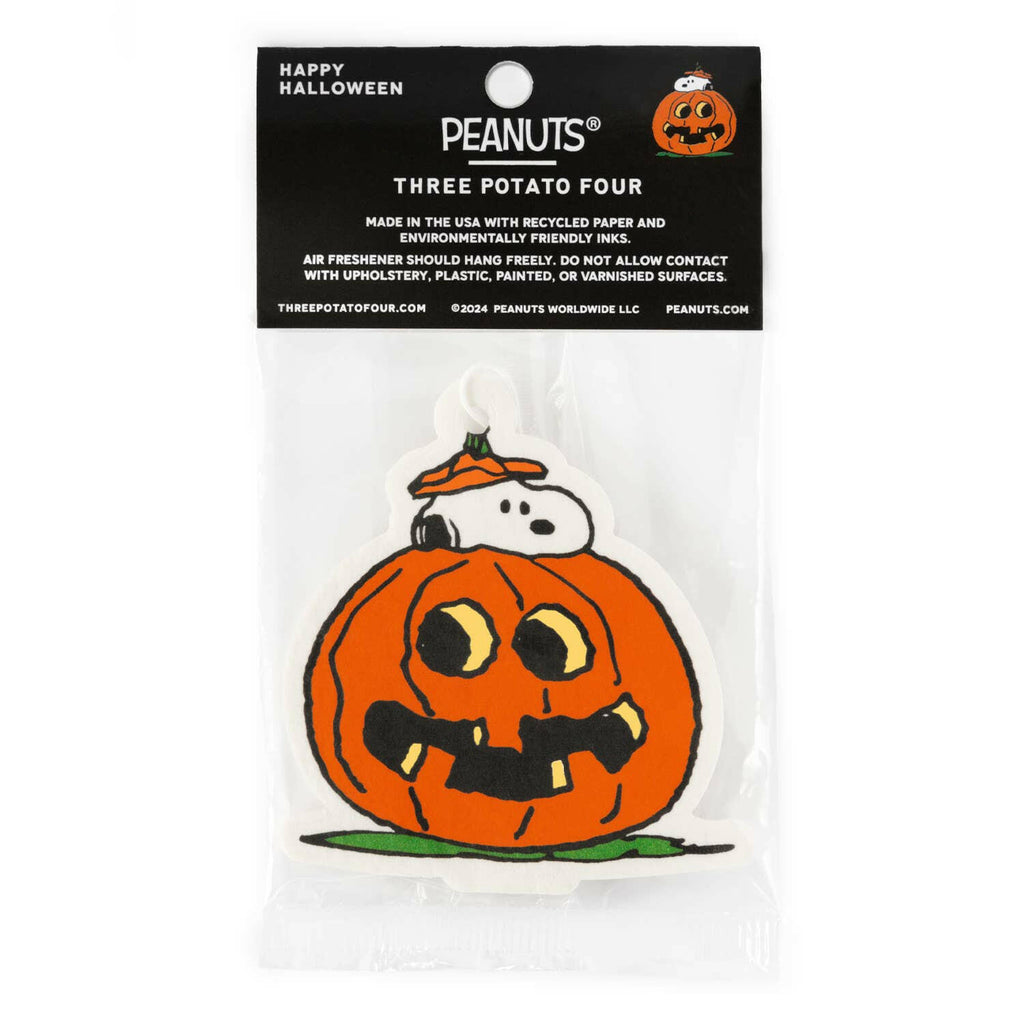 Snoopy Great Pumpkin Spice Car Air Freshener.