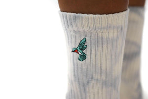 Tie Dye Hummingbird Socks.