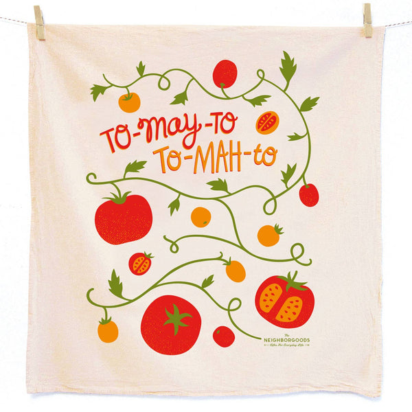 Tomato Basil Dish Towels, Set of 2