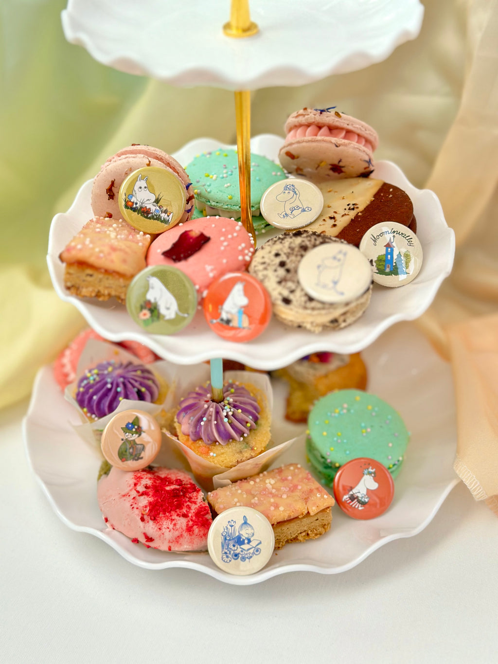 Set of Nine (9) Moomin Buttons - A Slow Life in Moominvalley