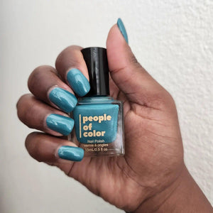 Turquoise Nail Polish by People of Color - Ruby's Old & New