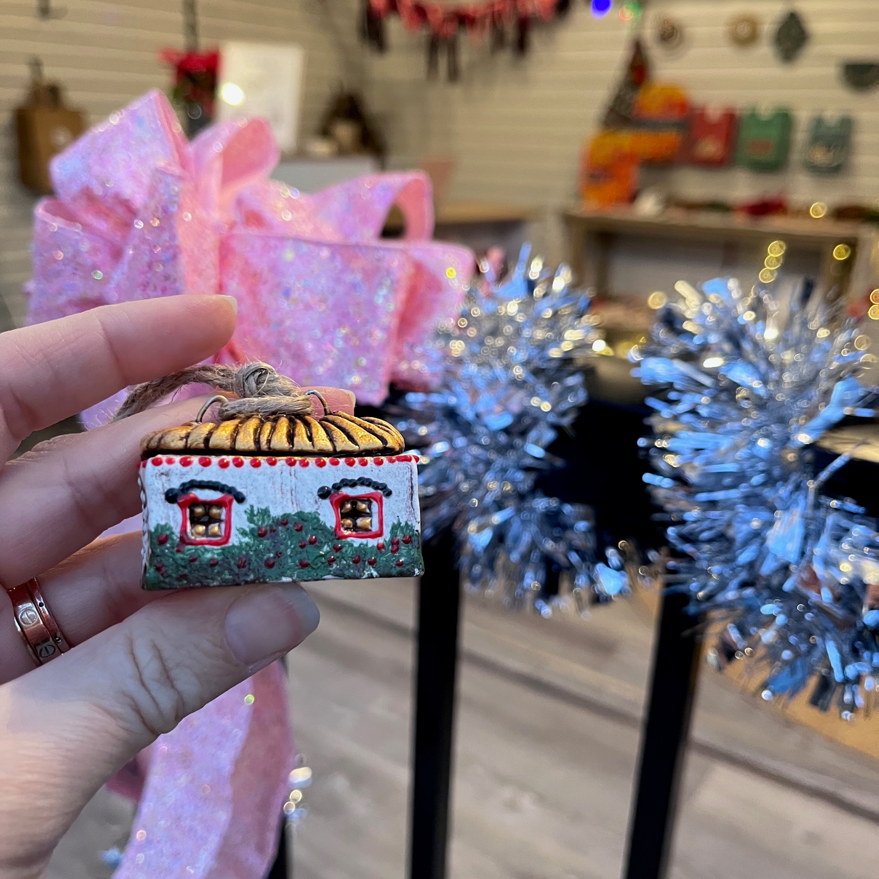 Handmade Miniature Ukrainian Clay Houses by HandyHappy