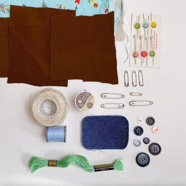 Very Handy (and Completely Upcycled!) Mending Kit - Ruby's Old & New