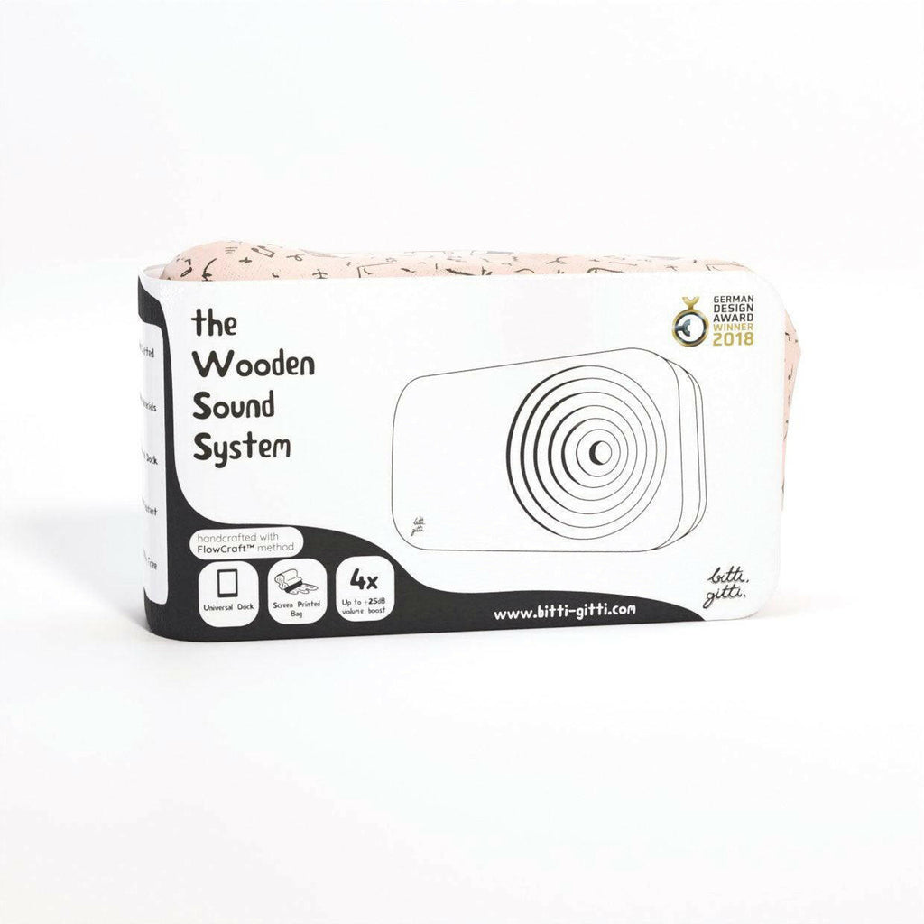 Wooden Smartphone Sound System by Bitti Gitti Design Workshop.