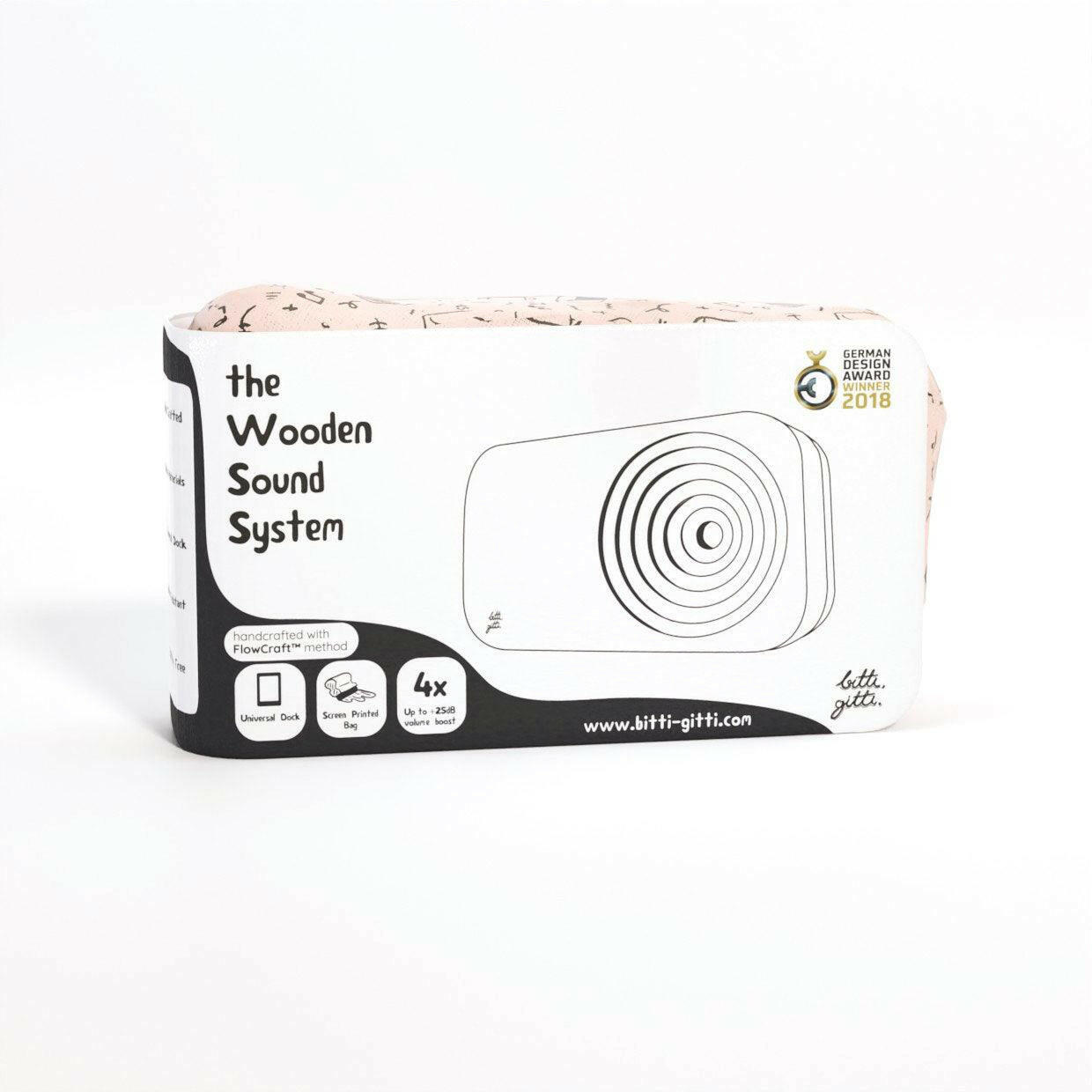 Wooden Smartphone Sound System by Bitti Gitti Design Workshop.