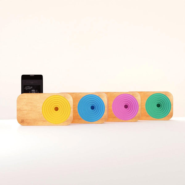 Wooden Smartphone Sound System by Bitti Gitti Design Workshop - Ruby's Old & New