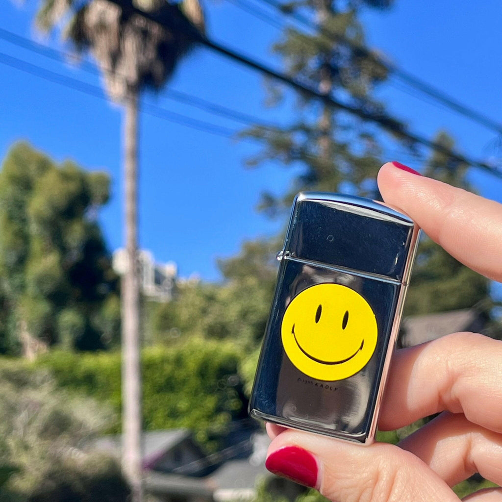 Zippo Happy Face Lighter, Sealed with Case.